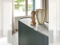 Madia di Pianca in laccato opaco Credenza modello dedalo in Offerta Outlet