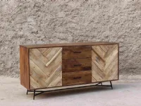 Madia Credenza rennes natural 150 di Outlet etnico in offerta