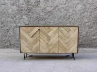 Mobile soggiorno modello Credenza rennes natural 3a di Outlet etnico a PREZZI OUTLET