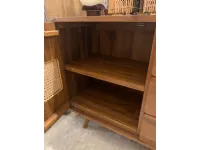Madia Credenza teak rattan 160 di Outlet etnico a prezzi convenienti