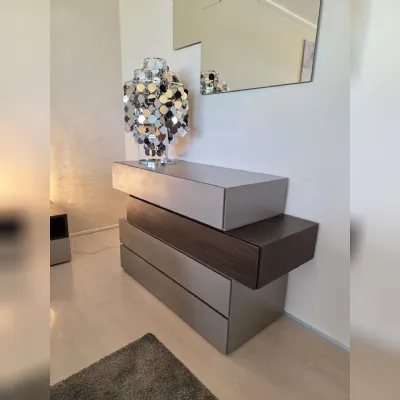 Madia di Artigianale in laccato opaco Com 4 cassetti  a prezzo Outlet