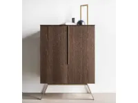 Madia di Artigianale in laminato materico Noce in Offerta Outlet