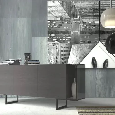 Madia Madia con vano in vetro di Artigianale a prezzi convenienti