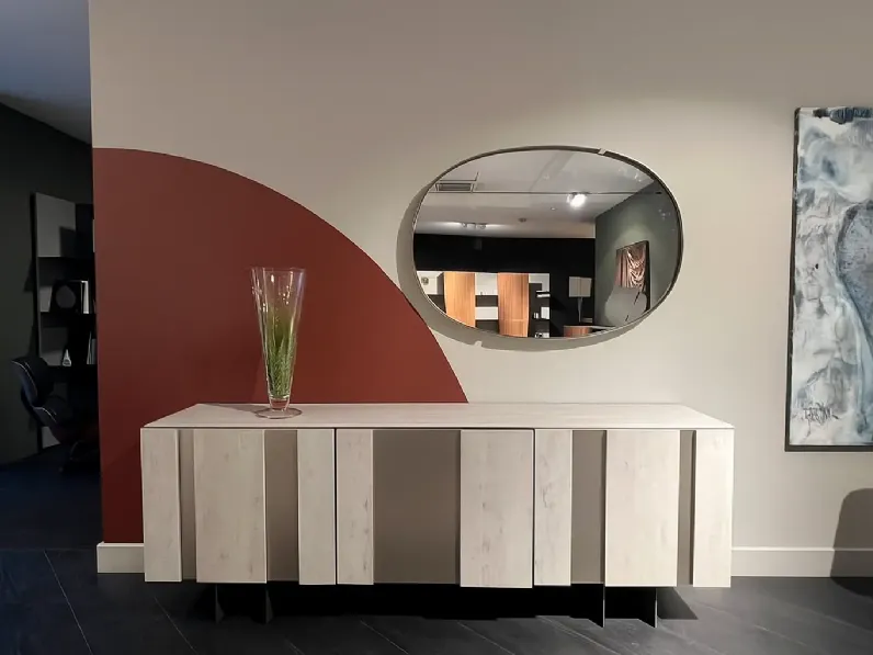 Madia in stile moderno Amsterdam keramic di Cattelan italia in Offerta Outlet 