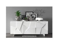 Madia di Dall'agnese in laccato opaco Concrete a prezzo Outlet
