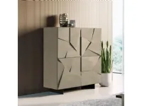 Madia di Dall'agnese in laccato opaco Concrete a prezzo Outlet