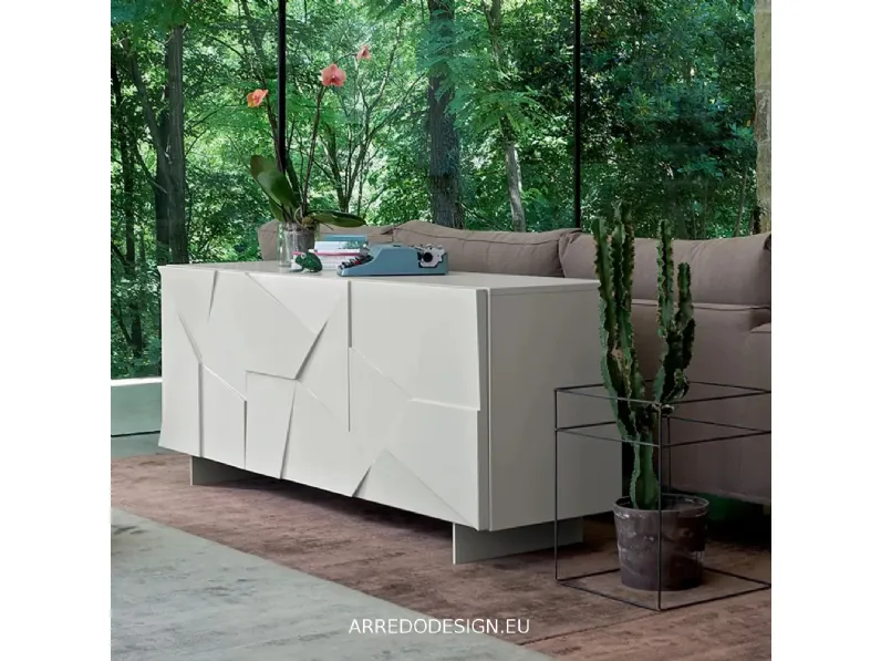 Mobile soggiorno modello Concrete di Dall'agnese a PREZZI OUTLET