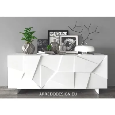 Madia di Dall'agnese in laccato opaco Concrete a prezzo Outlet