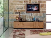 Madia di Devina nais in legno Zero.16 porta tv a prezzo Outlet