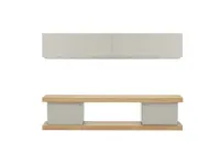 Madia di Formes in legno F2/form line 102 con pensili a prezzo riservato 