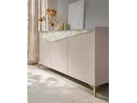 Madia di Gierre mobili in laminato opaco Trilogy 1 a prezzo Outlet