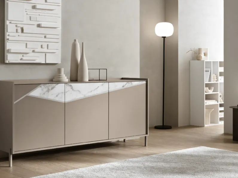 Mobile soggiorno modello Trilogy 1 di Gierre mobili a PREZZI OUTLET
