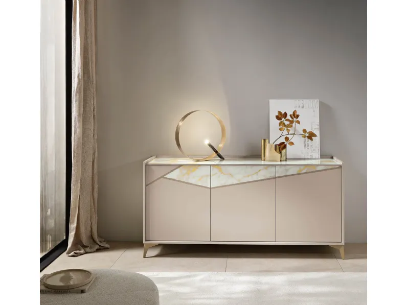 Mobile soggiorno modello Trilogy 1 di Gierre mobili a PREZZI OUTLET