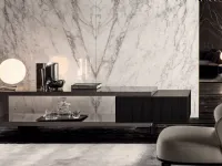 Madia di Minotti in laccato lucido Aylon  a prezzo riservato 