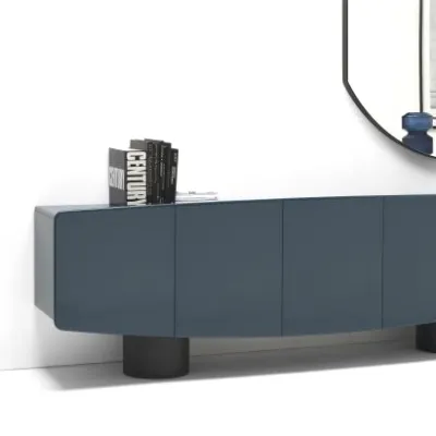 Madia di Minotti italia in laccato opaco Edge minotti italia  a prezzo riservato 