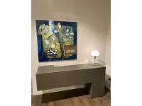 Madia di Minotti italia in laminato opaco Credenza formosa adagiata laccato coffe a prezzo Outlet