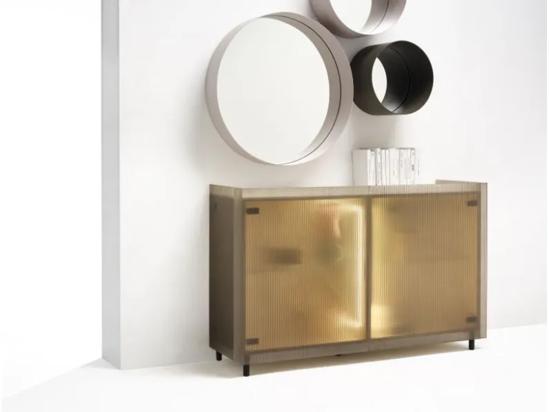Madia in stile design Groove  di Minotti italia in offerta 