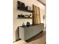 Madia di Novamobili in laccato opaco Stripe a prezzo scontato