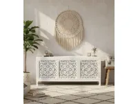 Madia di Outlet etnico in legno Credenza 3a jacob a prezzo scontato
