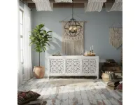 Madia di Outlet etnico in legno Credenza 3a jacob a prezzo scontato