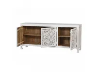 Madia di Outlet etnico in legno Credenza 3a jacob a prezzo scontato