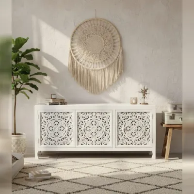 Madia di Outlet etnico in legno Credenza 3a jacob a prezzo scontato