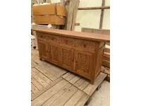 Madia Credenza madia teak riciclato 200  di Outlet etnico in stile design scontata -27%