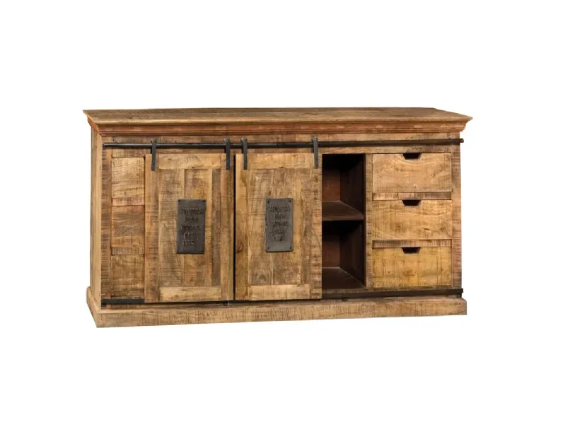 Mobile soggiorno modello Credenza  newport  cassetti e ante   di Outlet etnico a PREZZI OUTLET