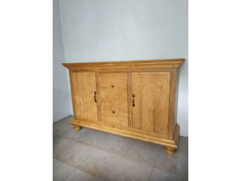 Madia modello Credenza teak 2a-2css di Outlet etnico a PREZZI OUTLET