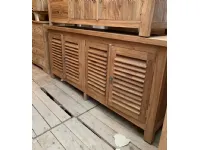 Madia modello Credenza teak riciclato 4a 180 cm di Outlet etnico a PREZZI OUTLET