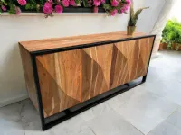 Madia in stile design Madia credenza tangram di Outlet etnico a prezzo scontato