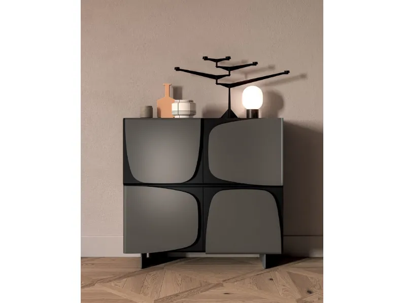 Madia in stile design Trilogy di Ozzio scontata 