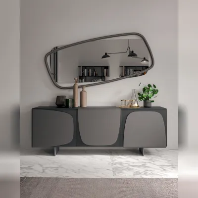 Madia in stile design Trilogy di Ozzio scontata 