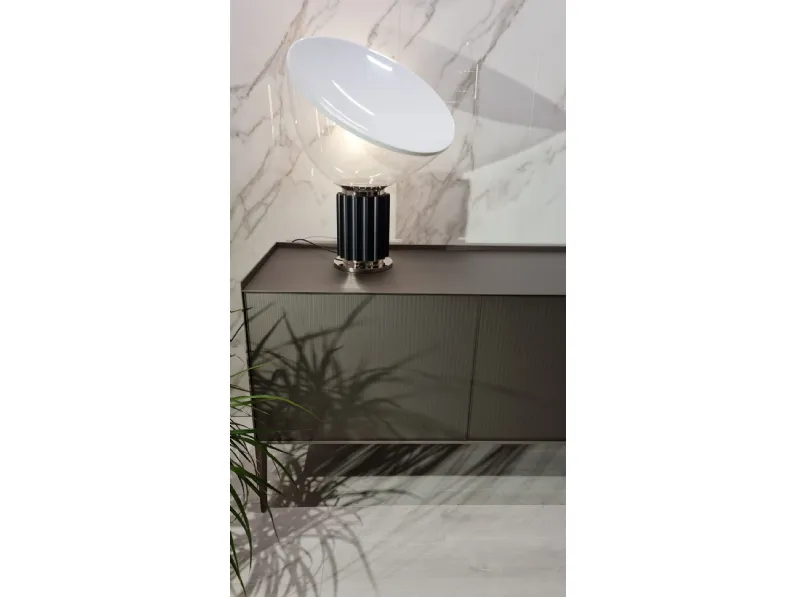 Madia di Rimadesio in vetro Self in Offerta Outlet
