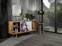 Madia di Stones in legno Kamala a prezzo Outlet