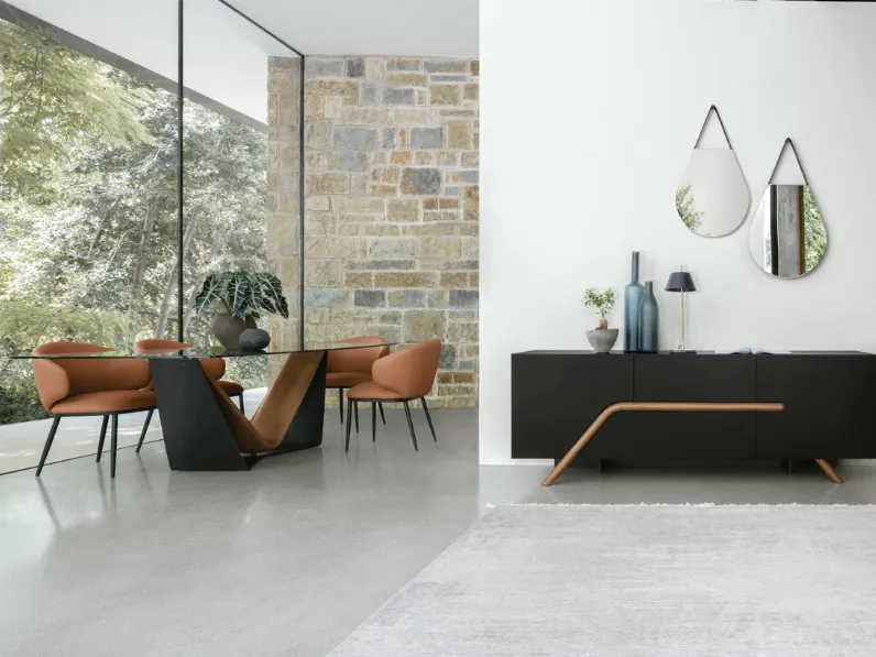 Madia in stile moderno Dilecta 210 di Target point in Offerta Outlet 