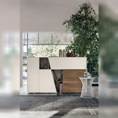 Madia di Tomasella in laminato materico Diagonal a prezzo Outlet