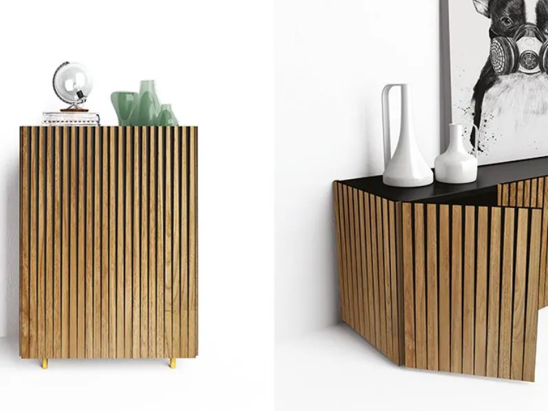 Madia in stile design Dorotea di Minotti italia in offerta 