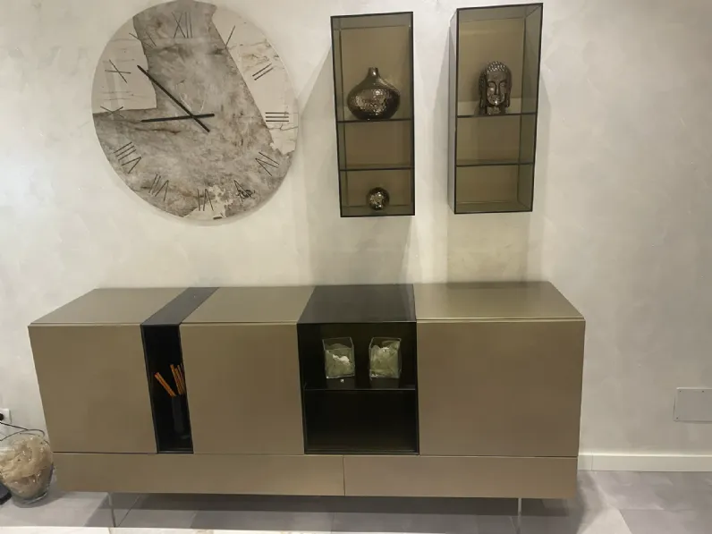Madia di Orme in laccato opaco Forma a prezzo Outlet