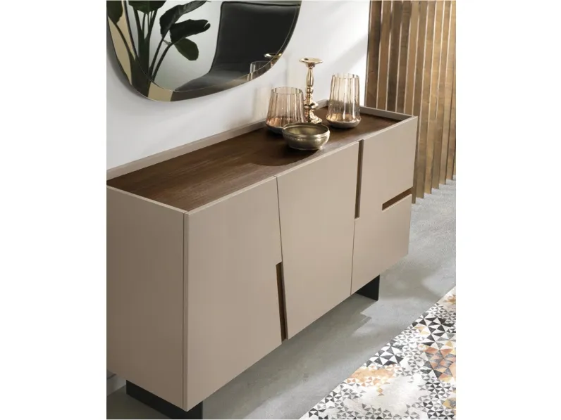 Madia di Capodarte in laminato opaco Girona in Offerta Outlet