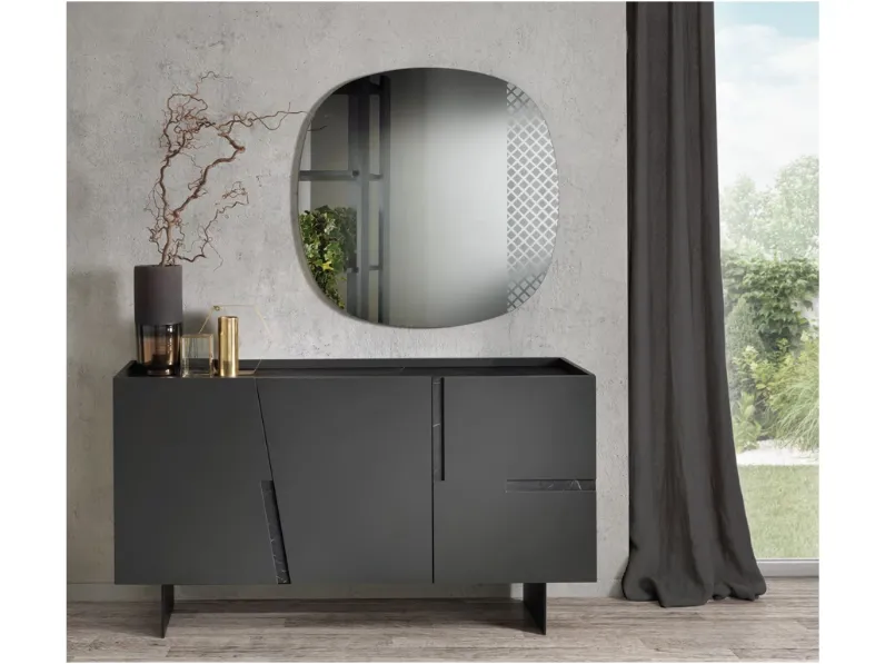 Madia di Capodarte in laminato opaco Girona in Offerta Outlet