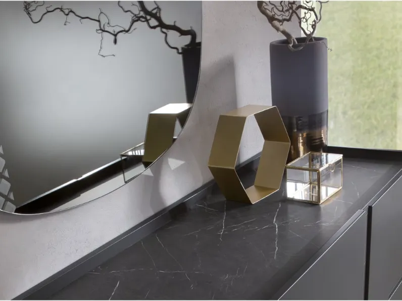 Madia di Capodarte in laminato opaco Girona in Offerta Outlet