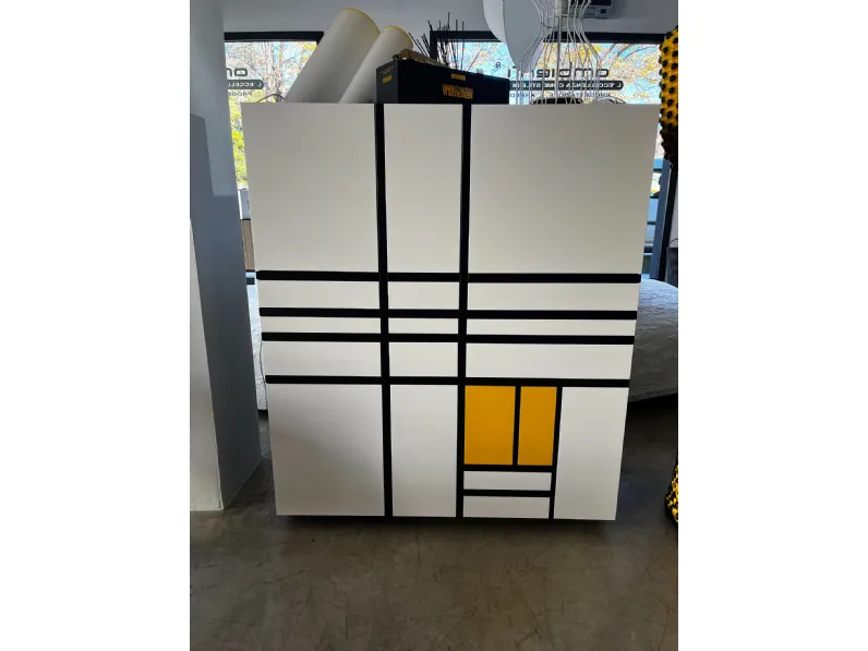 Madia modello Homage a mondrian di Cappellini a PREZZI OUTLET