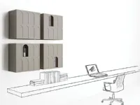 Madia in stile classico Roma pensile di Minotti italia in Offerta Outlet 
