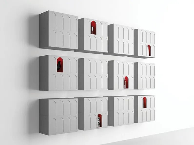 Madia in stile classico Roma pensile di Minotti italia in Offerta Outlet 