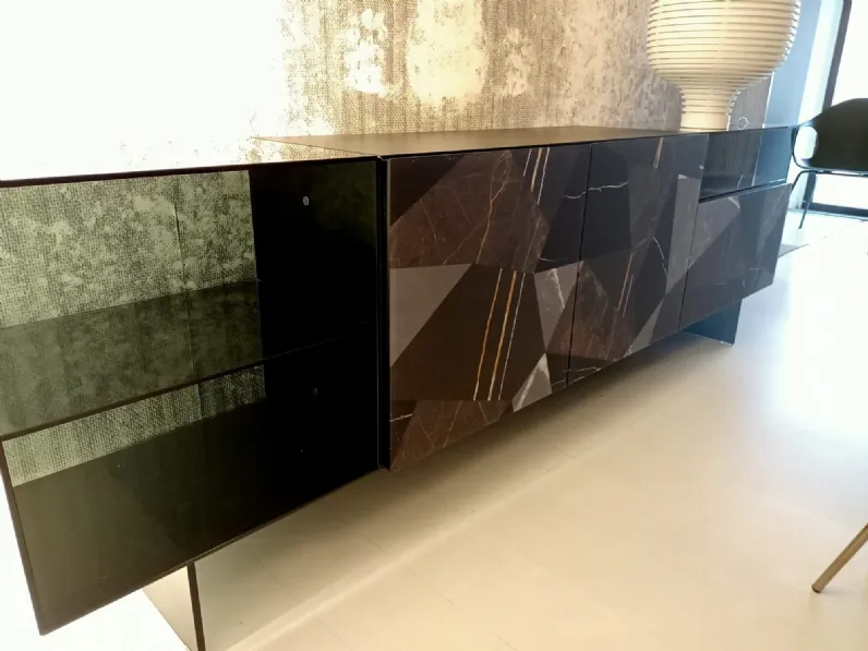 Mobile soggiorno modello 36e8 glass limited edition di Lago a PREZZI OUTLET