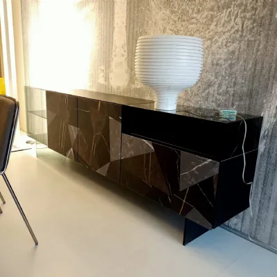 Mobile soggiorno modello 36e8 glass limited edition di Lago a PREZZI OUTLET