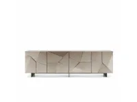 Madia in stile design Concrte laccata bianco di Dall'agnese in Offerta Outlet 