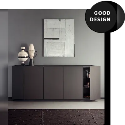 Madia in stile design Cornice - good design award di Pianca a prezzo scontato