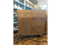 Madia di Outlet etnico in legno Credenza alta vintage teak  a prezzo Outlet